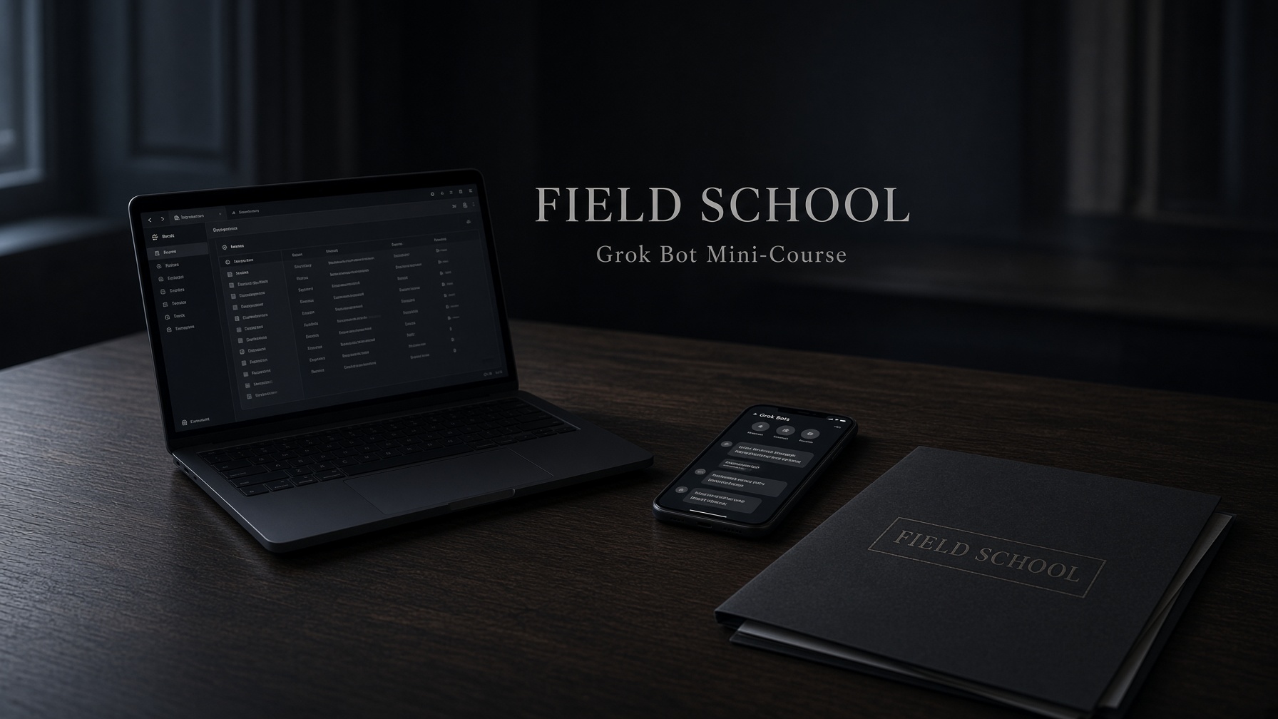 Operations desk for Johnson Field School University